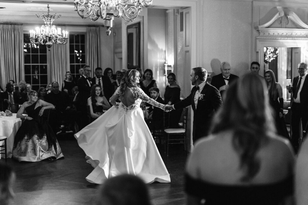 BRIDE & GROOM  FIRST DANCE GRAYDON HALL MANOR