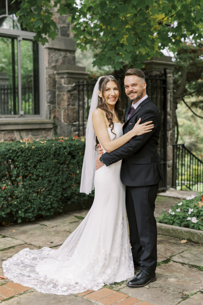 Bride & Groom Garden Photo Graydon Hall Manor